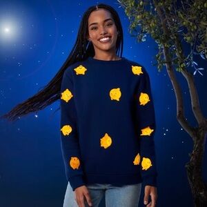 2XL Plus Cakeworthy x Disney Wish Collection Star Pullover Crew neck Sweatshirt